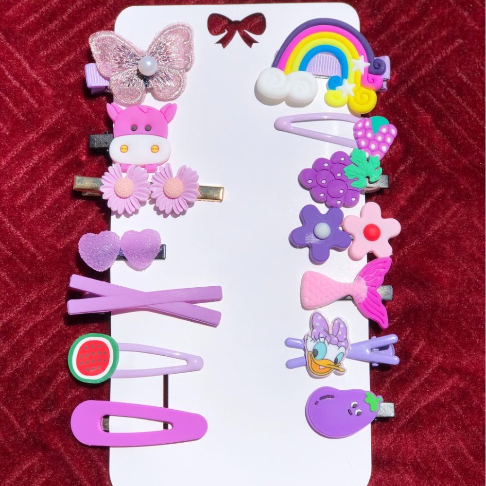 14pcs hair clips/ hair pins